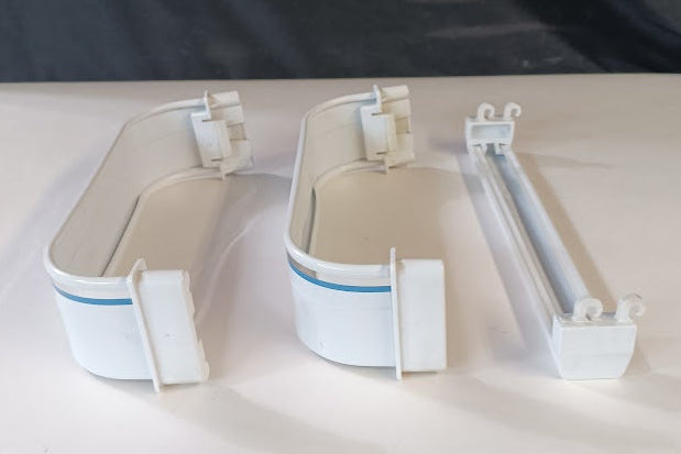 218807014 Frigidaire White Refrigerator Freezer Door Shelf Pack