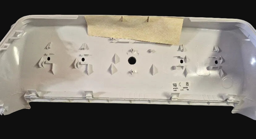 WE03X24547 GE Dryer White Back Splash Timer Panel
