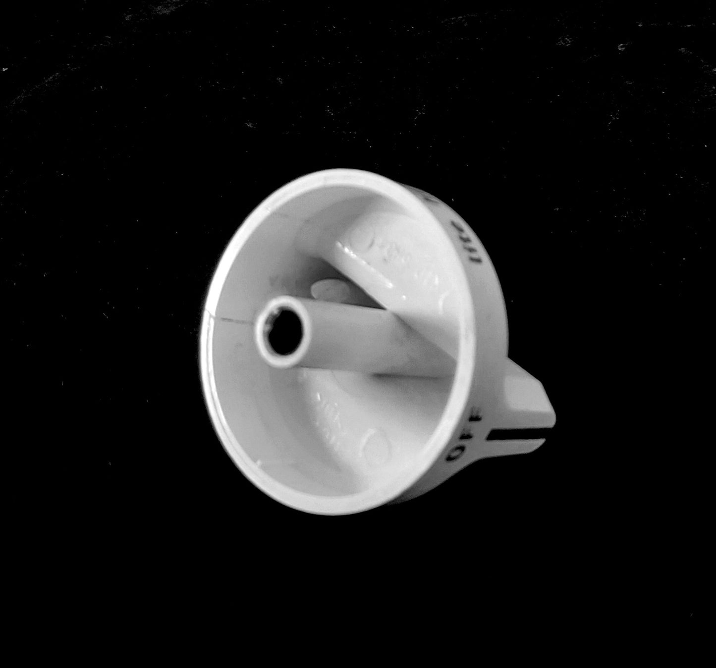 316545007 Frigidaire Range White Burner Valve Knob