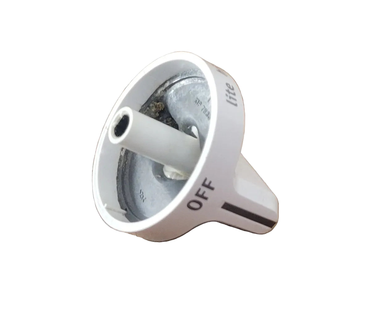 316545006 Frigidaire Gas Range White Burner Valve Knob