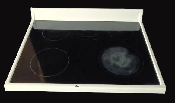 31921807C Amana Range Bisque Glass Cooktop