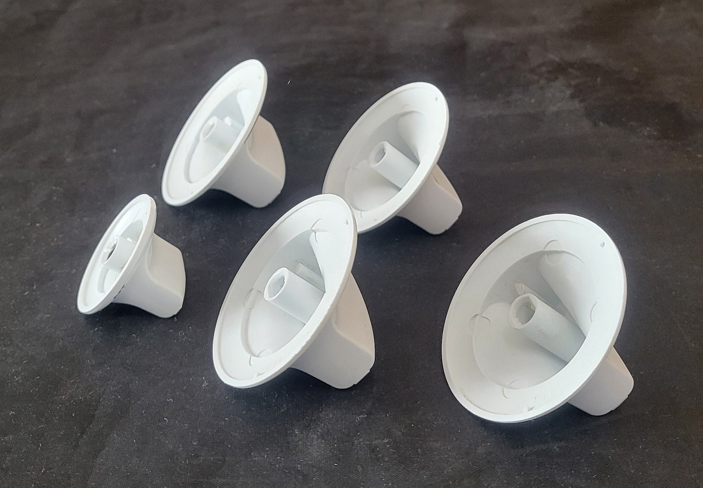 3194402 8523215 Whirlpool Range White Burner Knob Set