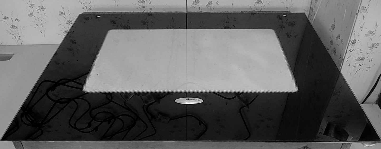 31946701B Amana Range Black Outer Door Glass