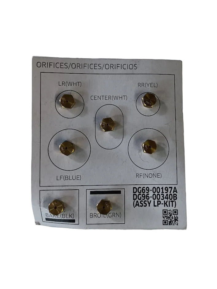 DG69-00340B LG Range NEW LP Orifice Set of Seven