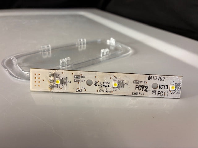 WR55X11032 GE Refrigerator LED Light Board with Cover