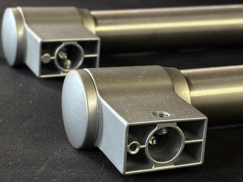 W10647954 W10647957 Whirlpool Refrigerator / Freezer Door Handle Set