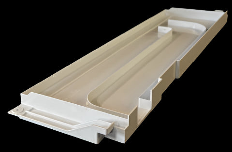 WR72X31329 GE Refrigerator Pantry Drawer Cover Rear Panel