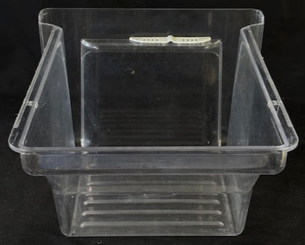 WPW10373943 Whirlpool Refrigerator Clear Crisper Pan 11 7/8" W