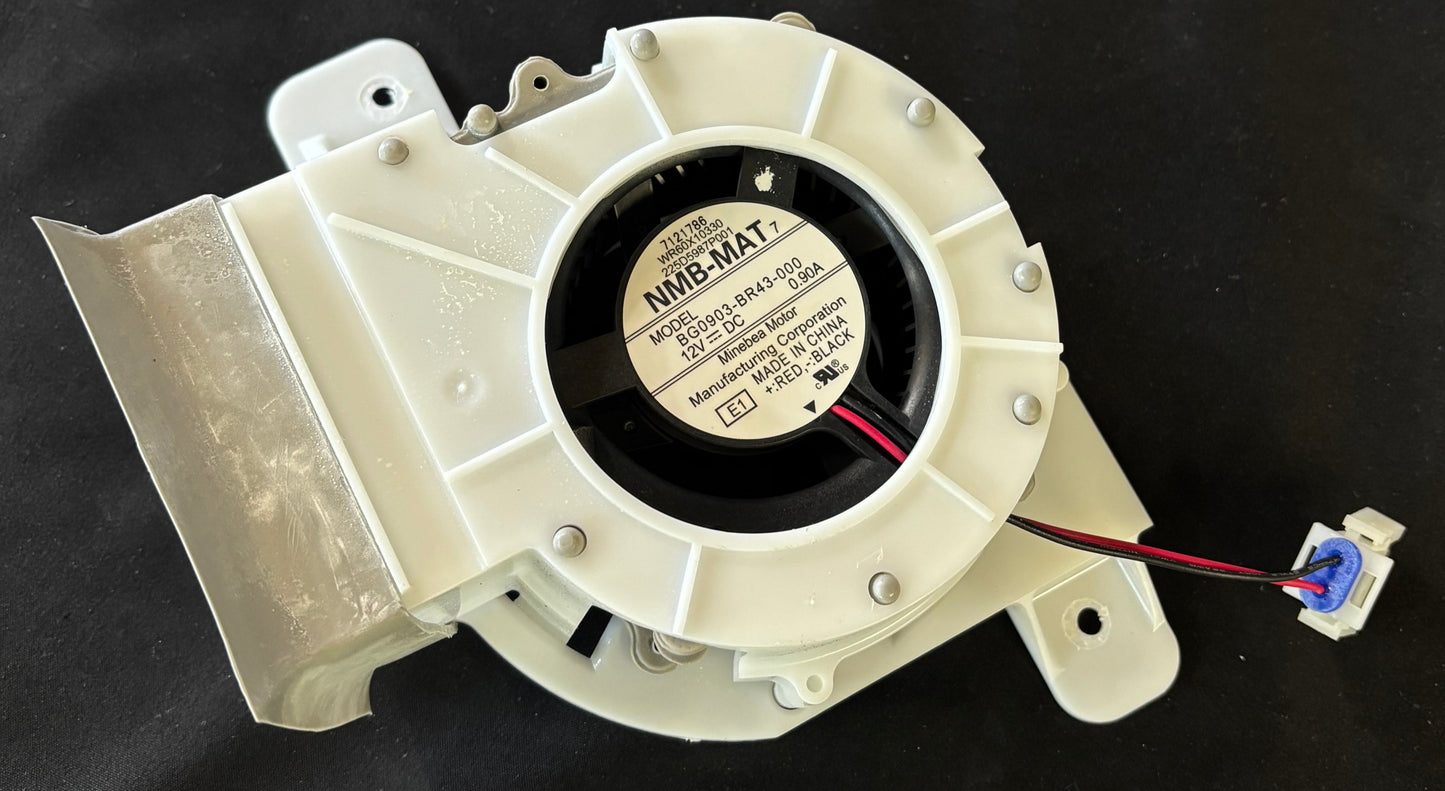 WR60X10330 GE Refrigerator Blower Fan Duct