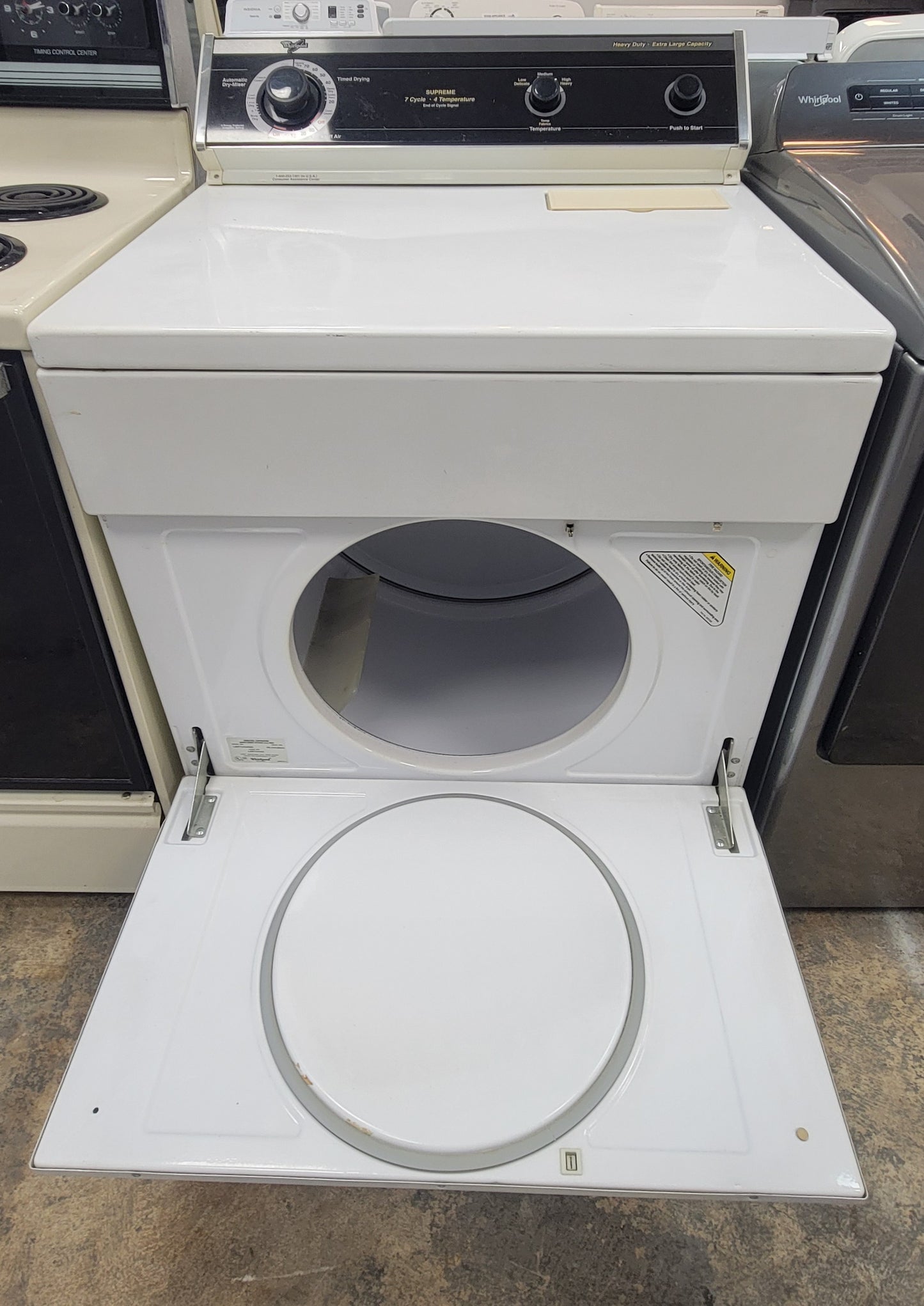 Used Reconditioned Whirlpool White Electric Dryer