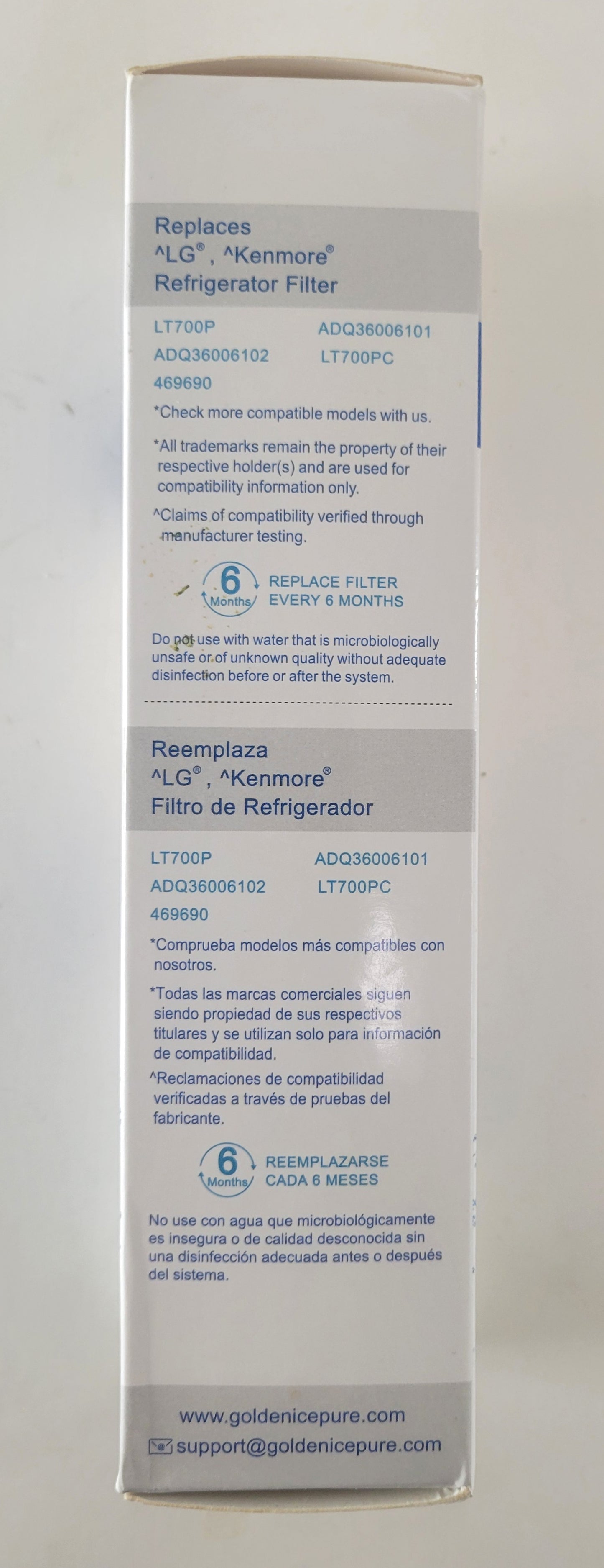 New RWF1200A LG Refrigerator Water Filter