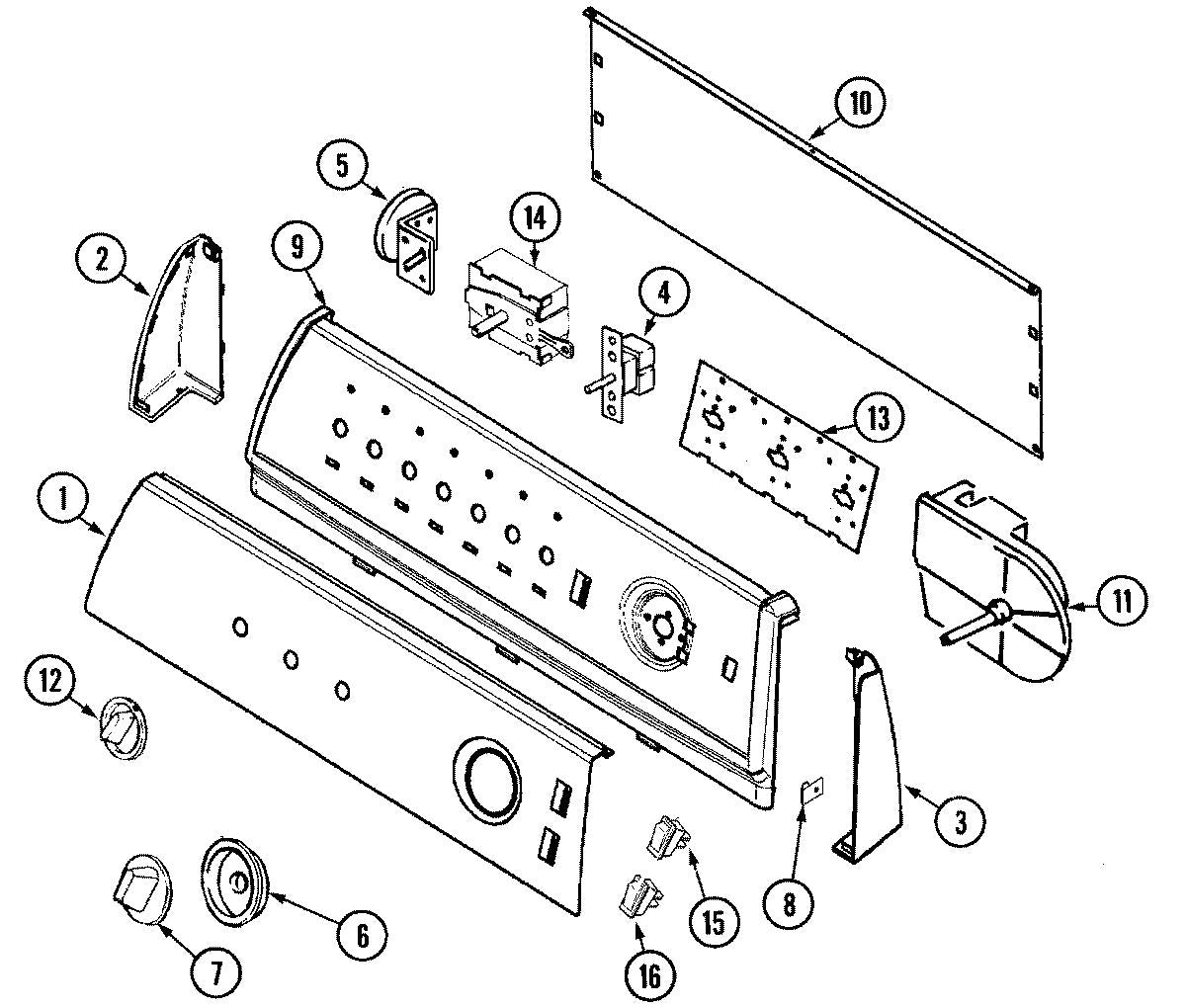 PAV3300AWW_CONTROL_PANEL_DIAGRAM
