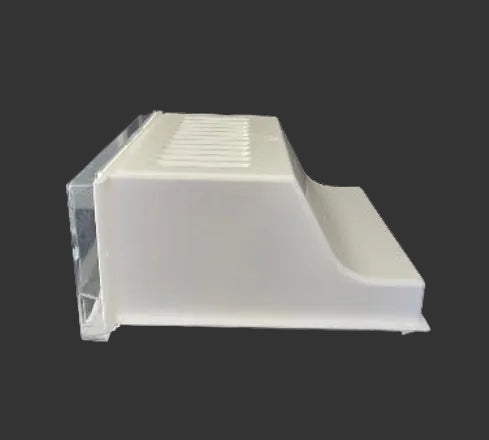 Used OEM Frigidaire refrigerator meat pan drawer 5303288968 with front cover 5303317753 bottom