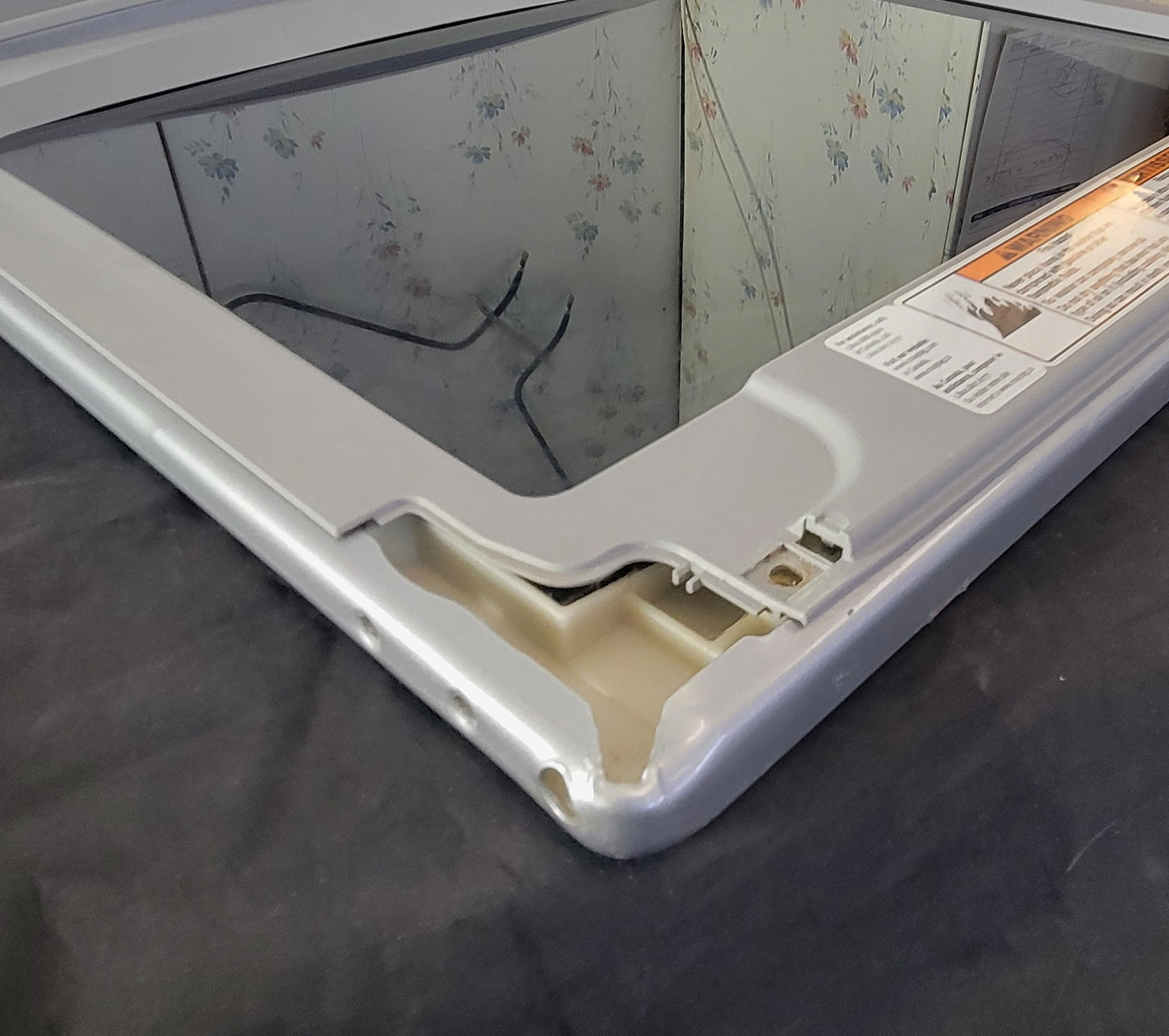 W10550320 Maytag Washer Gray Glass Lid