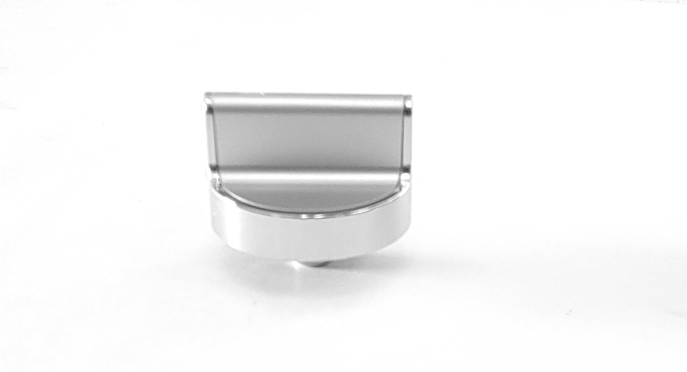 W10594481 Whirlpool Gas Range Burner Valve Stainless Knob New