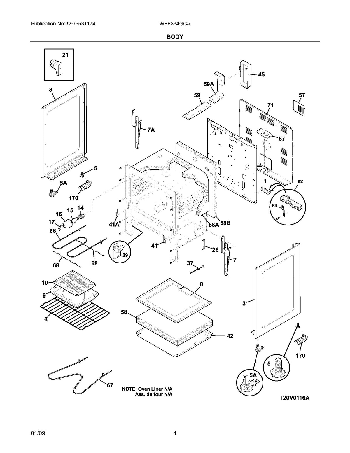 316075103 Frigidaire Range NEW OEM Oven Bake Element