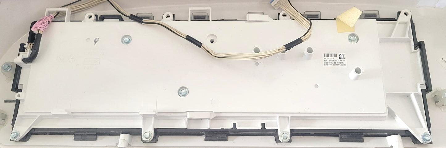 WPW10269610 Maytag Cabrio Dryer Used Control Panel