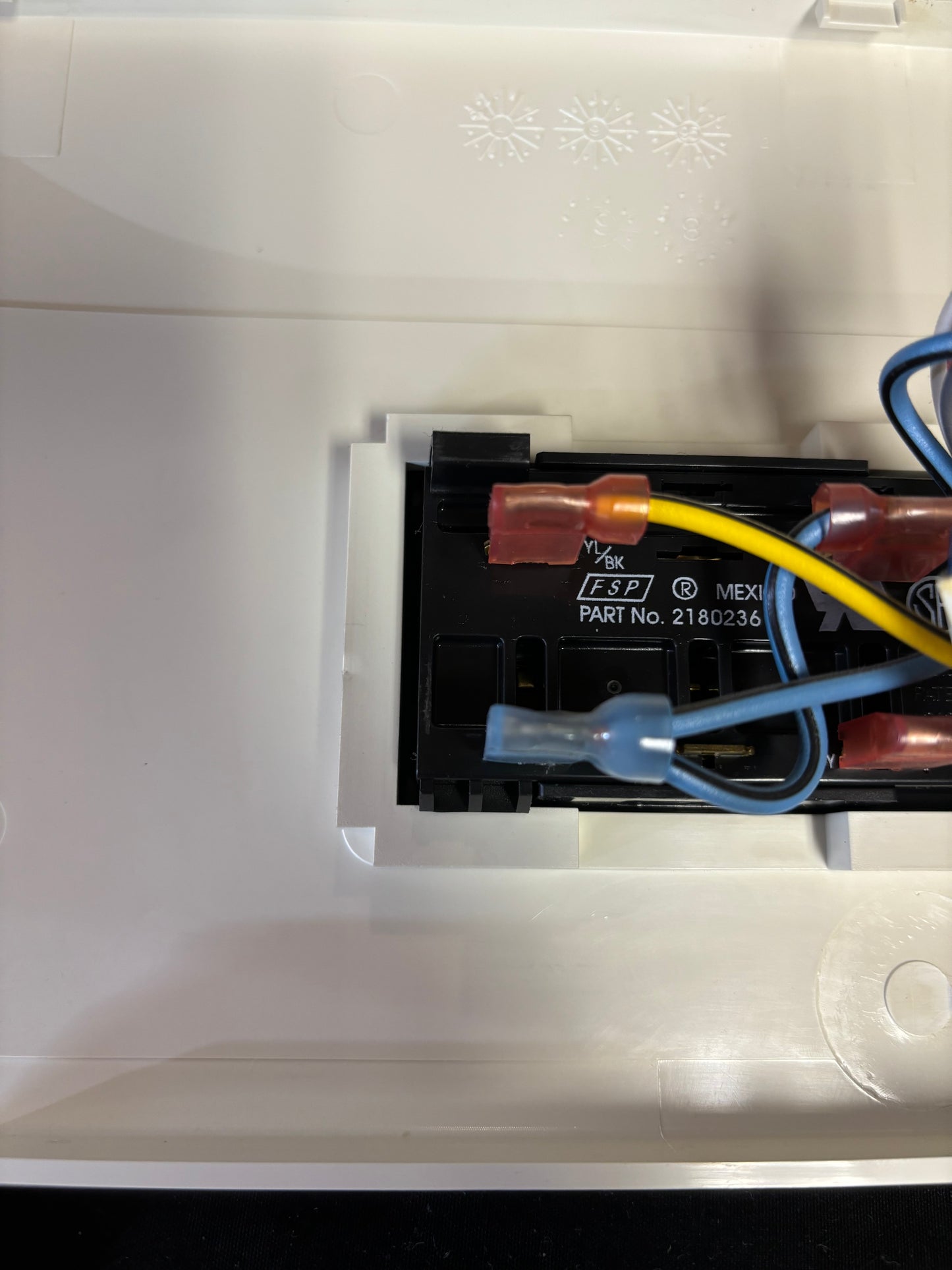 2186510T Whirlpool Refrigerator Bisque Dispenser Cover