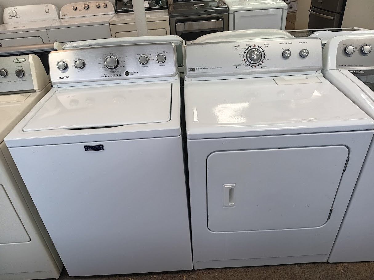 Used Reconditioned White Maytag Washer and Electric Dryer Set