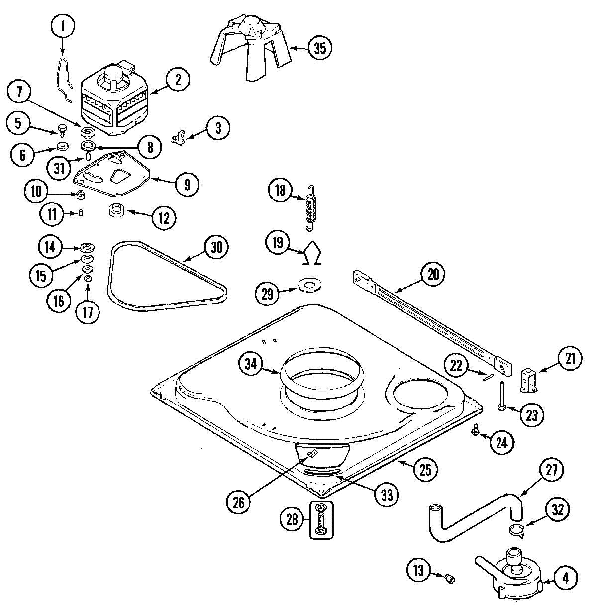 21002026 New Maytag Amana Washer Snubber OEM