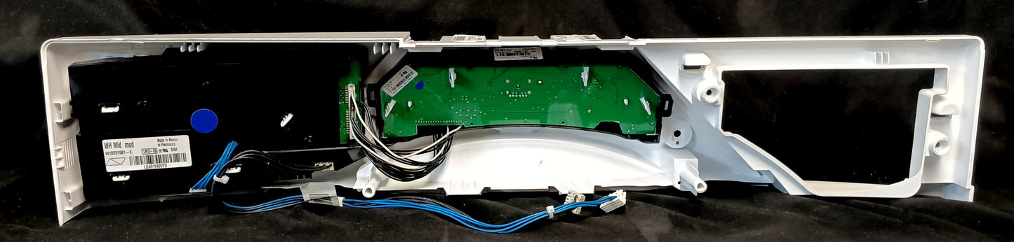 W10251430 W10282183 Whirlpool Washer Control Panel Console with Interface