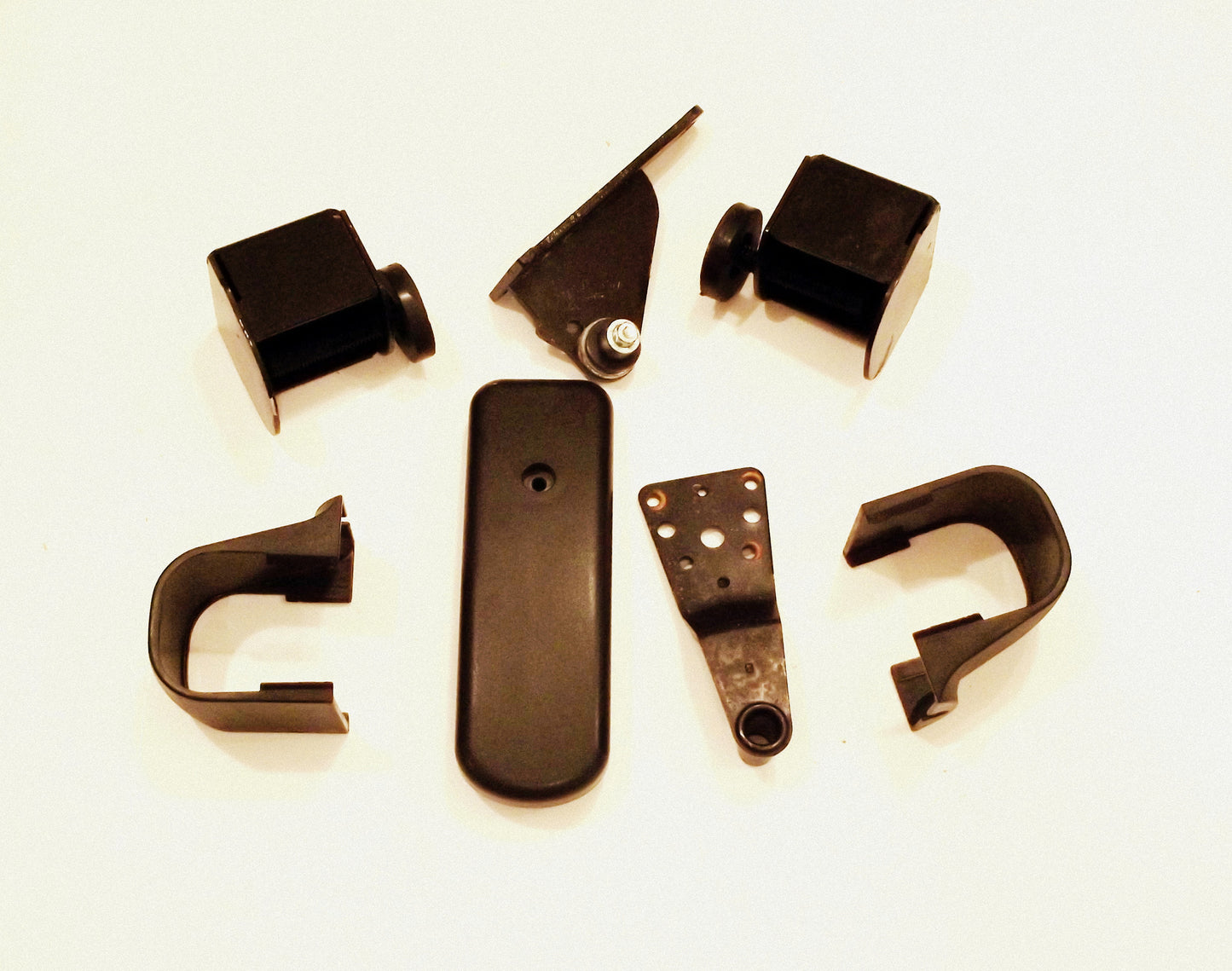 12566606ED R9800670 Amana Refrigerator Black Door Hinge Pack