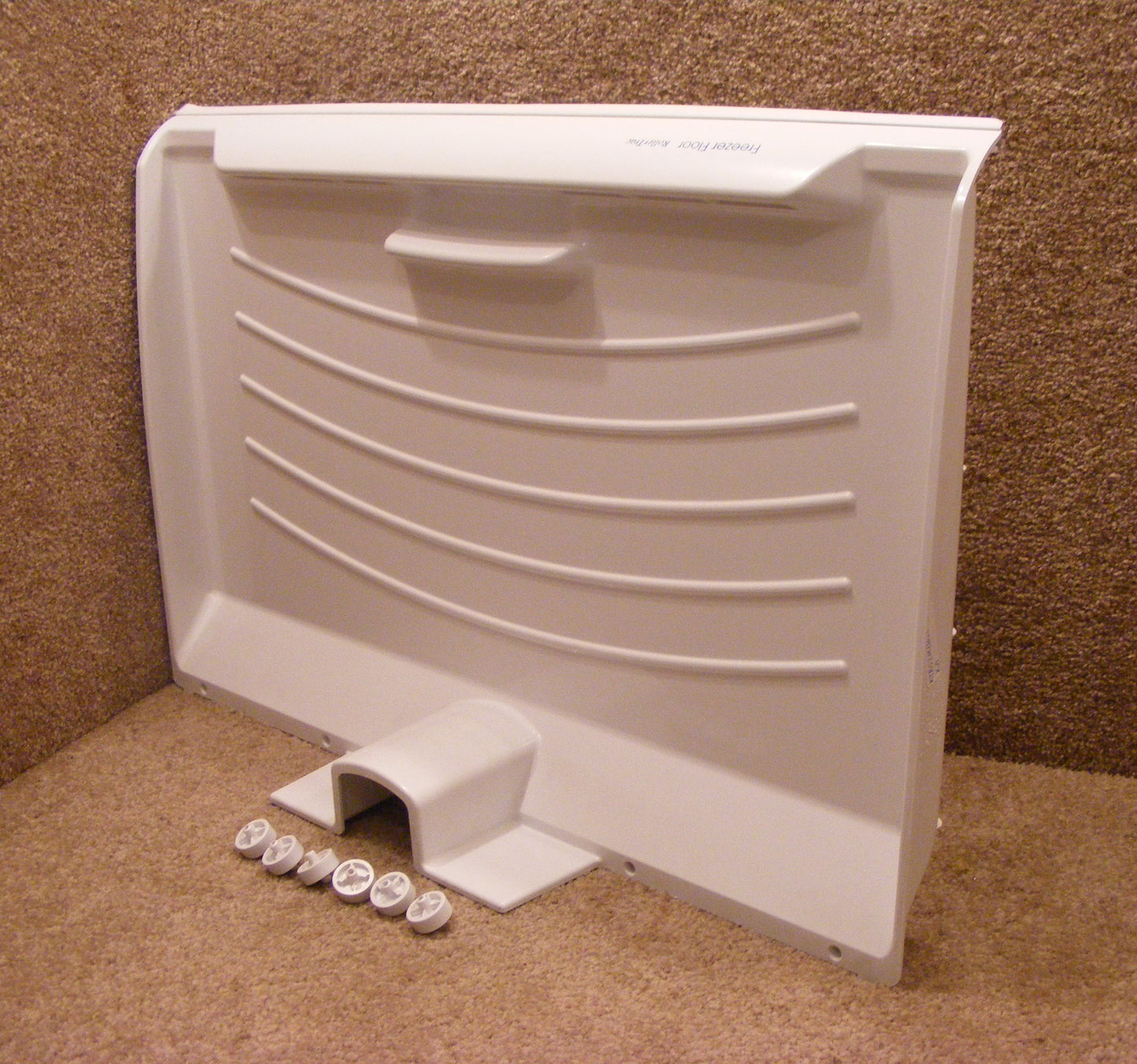 2193052 2176246 Whirlpool Refrigerator Pullout Freezer Floor with Slide Roller