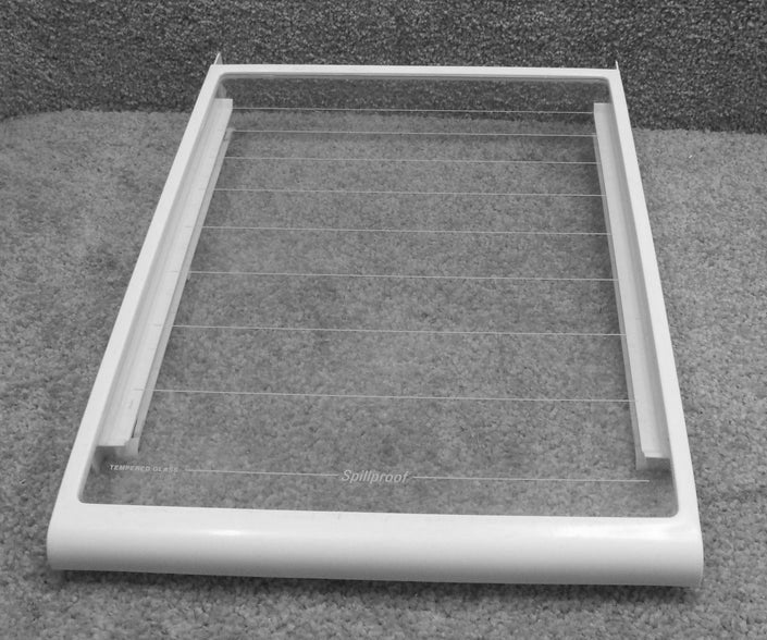2169917 2201105 Whirlpool Refrigerator Glass Meat Pan Shelf