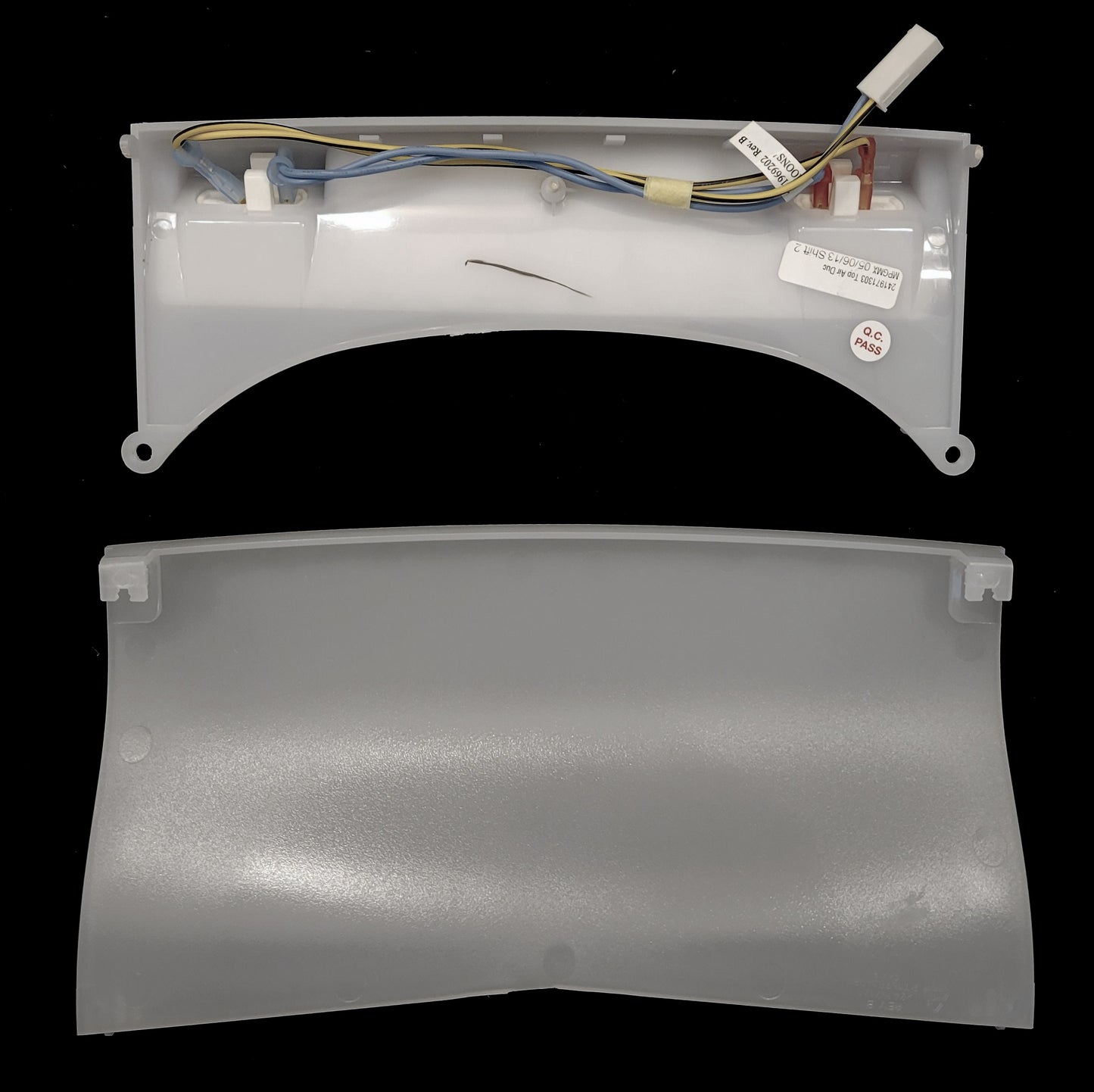 241971403 241510802 Frigidaire Refrigerator Light Shield Assembly