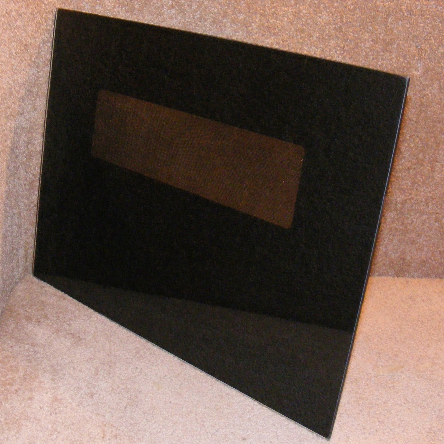 4363681 Black Outer Oven Door Glass
