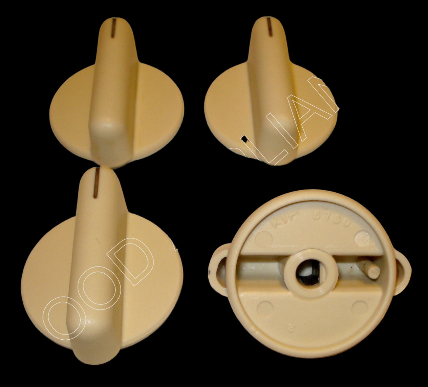 74001290 Maytag Range Almond Burner Knob Set of 4