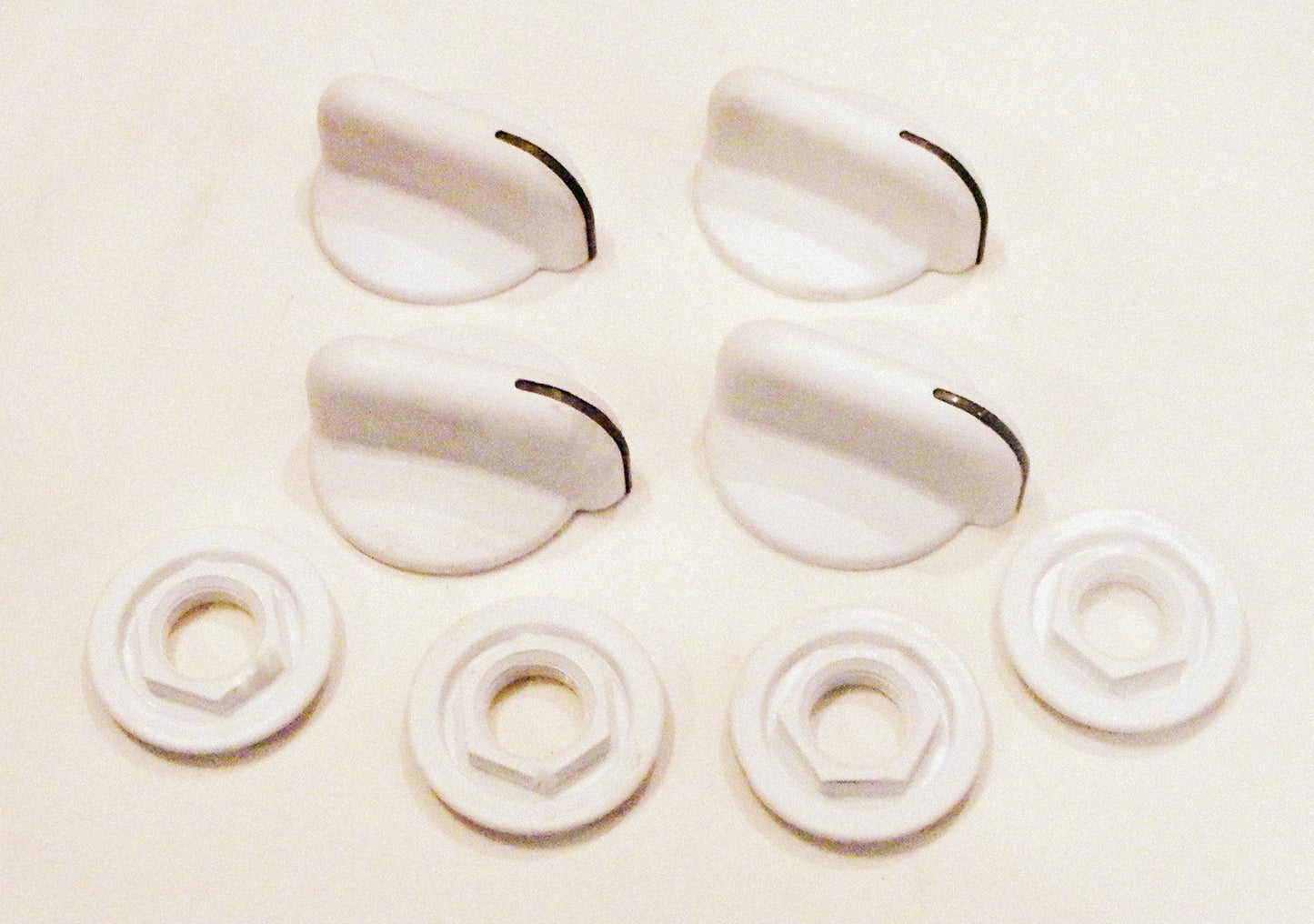 9751199FW 9751450 Kitchen Aid Range White Burner Knob Set