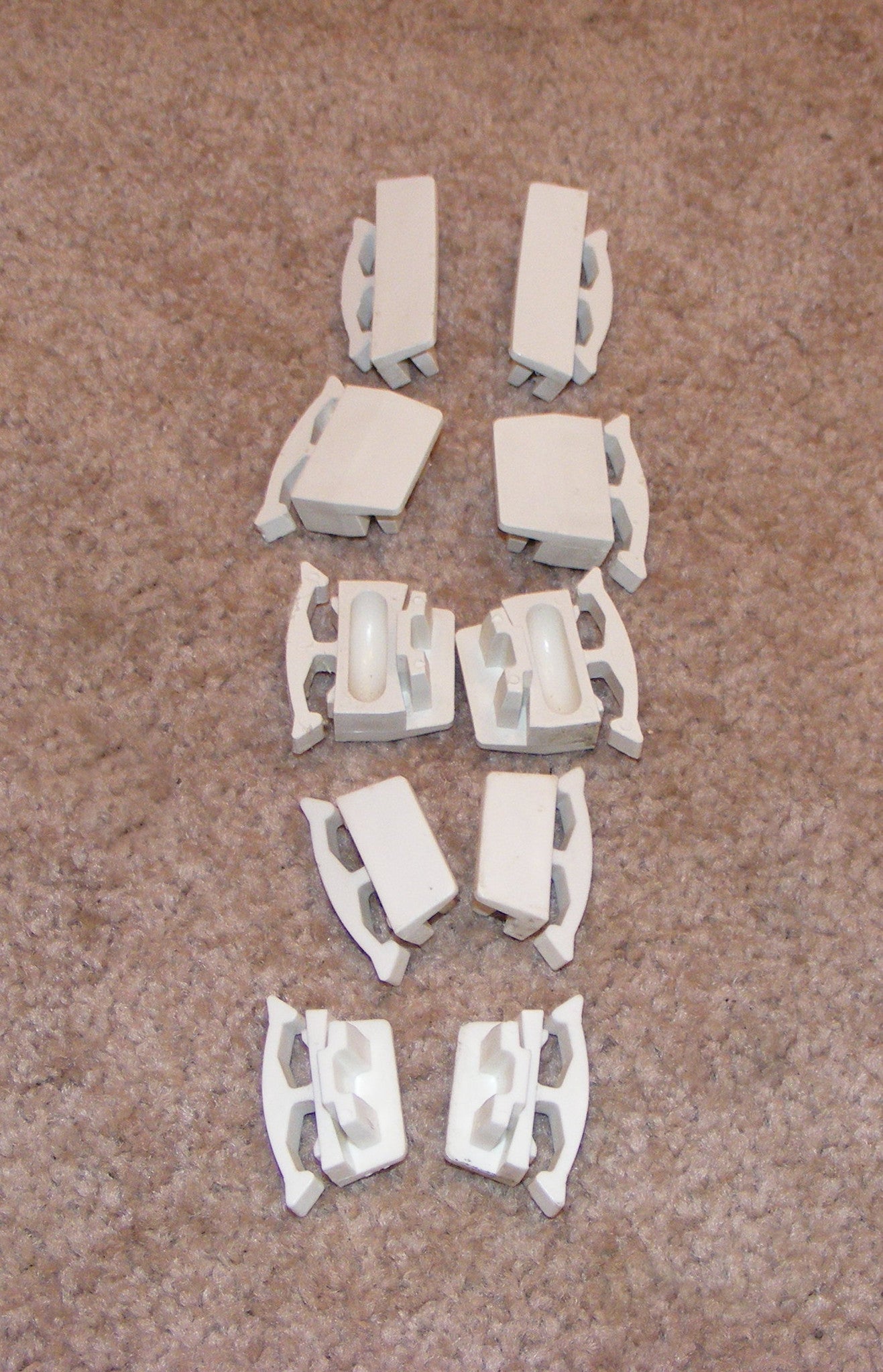 FPCI-17TSB Frigidaire Refrigerator Door Rail Endcap Set