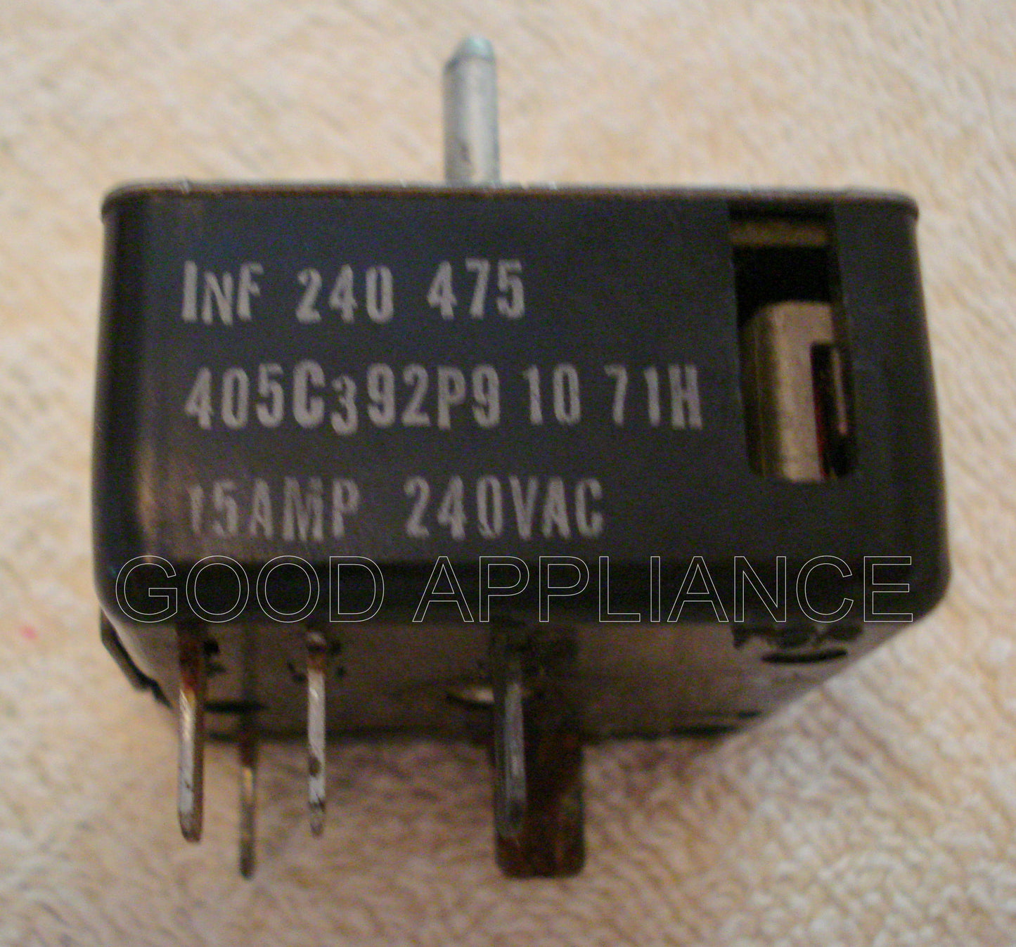 WB21X209 INF 240-475 GE Range Burner Switch II
