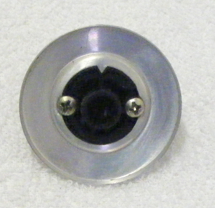 WB3X5684 GE Range Silver Selector Switch Knob back