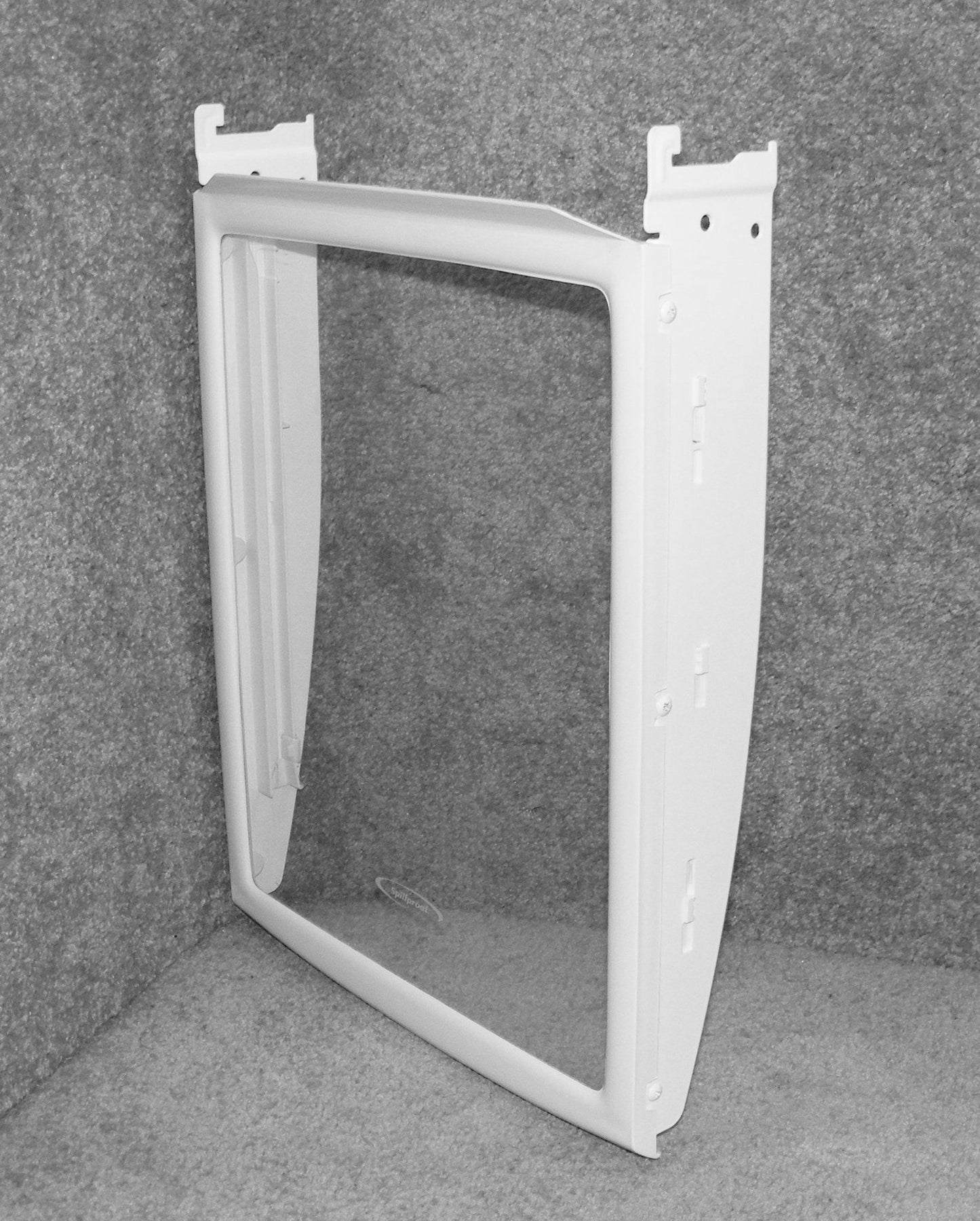 WR71X10571 GE Refrigerator Snack Pan Glass Shelf Assembly