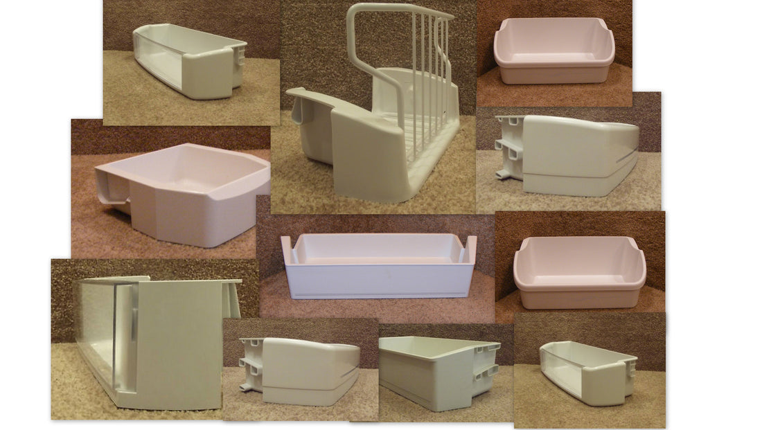 We have a large selection of GE, Maytag, and Whirlpool Door Bin Shelves