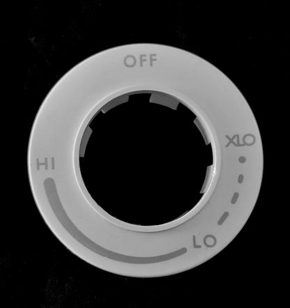 00414778 Thermador Bosch Countertop Range White Burner Knob Bezel