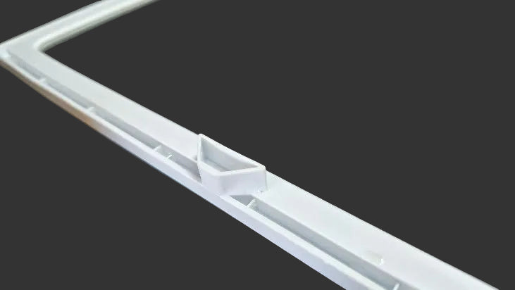 12531000001055 Midea Criterion Refrigerator Glass Shelf Used OEM 2