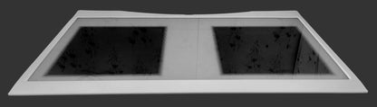 12531000021043 Midea Crisper Glass Cover Frame OEM