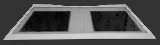 12531000021043 Midea Crisper Glass Cover Frame OEM