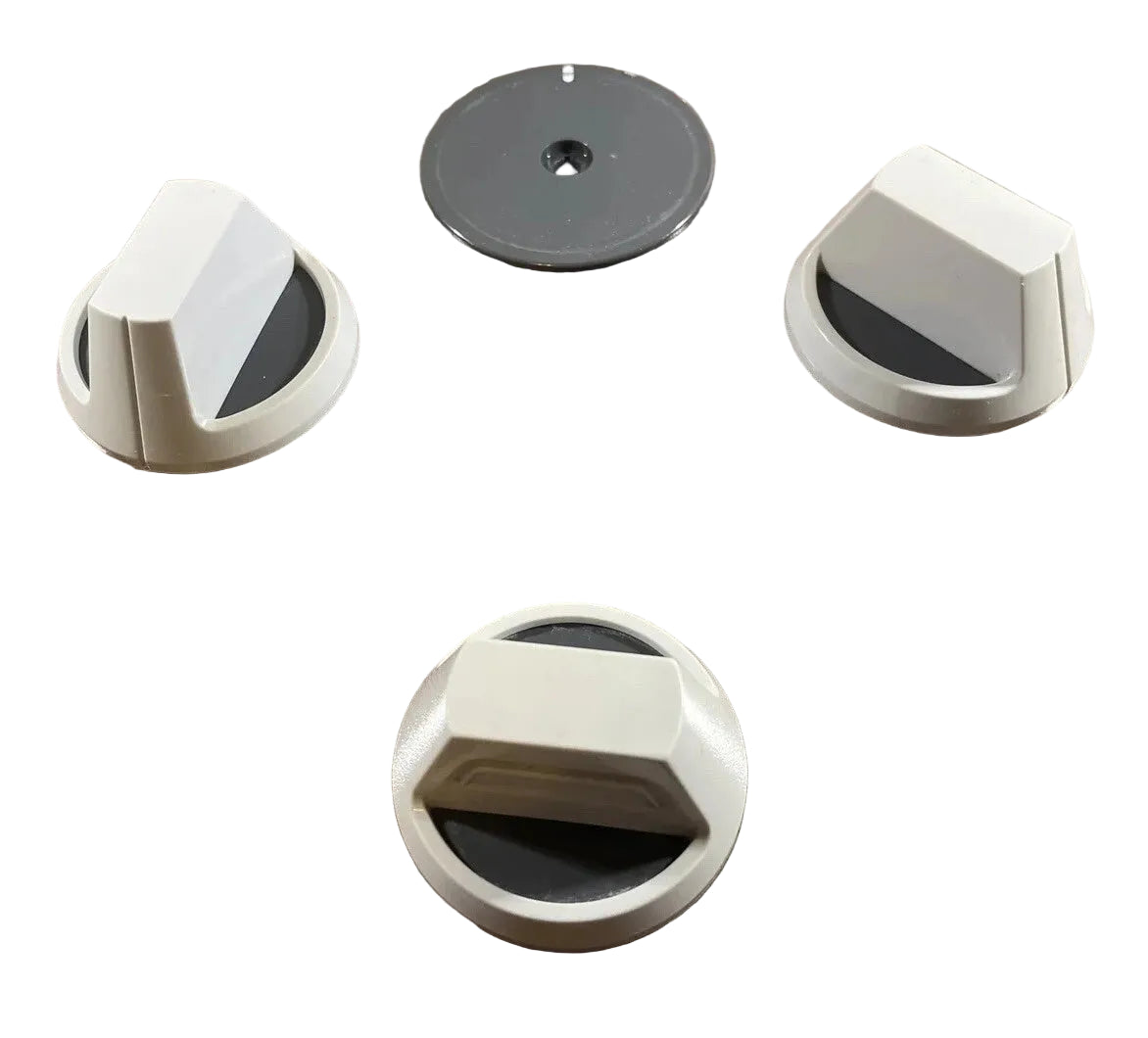 202133 803116 803119P Speed Queen Gray Washer Knob Set Used OEM
