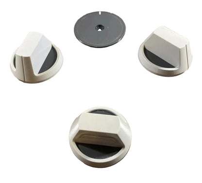 202133 803116 803119P Speed Queen Gray Washer Knob Set Used OEM