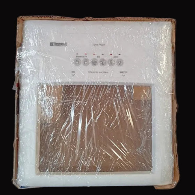 2207204W 2198621 Kenmore Refrigerator White Dispenser Cover Facade