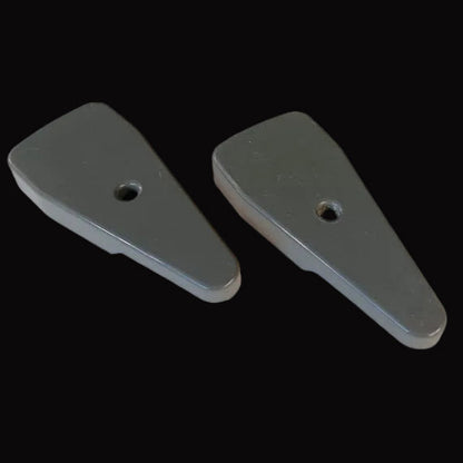 Wr02x23188 GE Refrigerator Dark Gray Door Hinge Cap Set