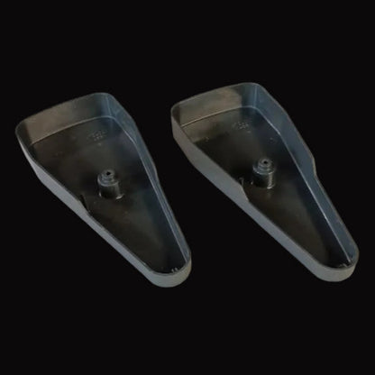 Wr02x23188 GE Refrigerator Dark Gray Door Hinge Cap Set