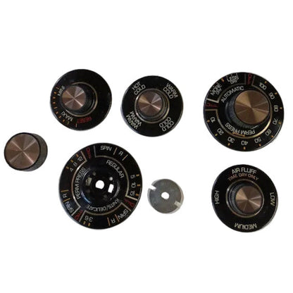 LC-2480-W-2 Frigidaire Stack Unit Washer Dryer Timer Knob Set