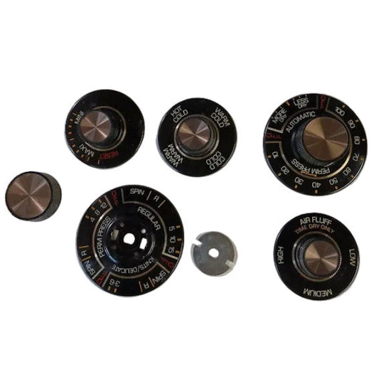 LC-2480-W-2 Frigidaire Stack Unit Washer Dryer Timer Knob Set