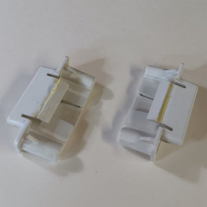 5303288950 Frigidaire White Refrigerator Freezer Door Shelf End Caps