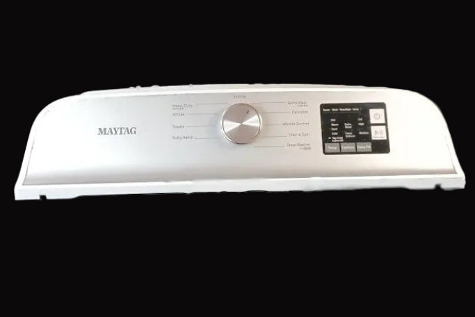 W11569437 Maytag Washer White Console with Facia and Encoder